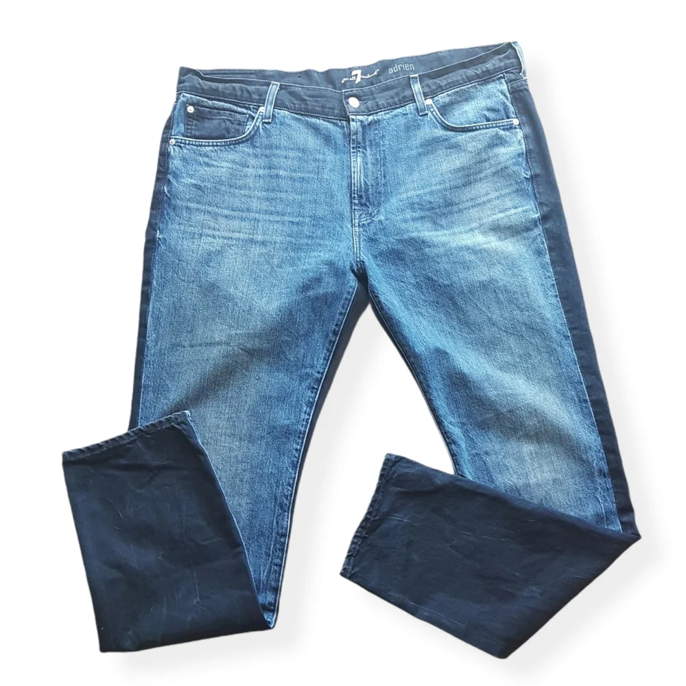 7 for all mankind ADRIEN slim straight Jeans 2 colors mens 40